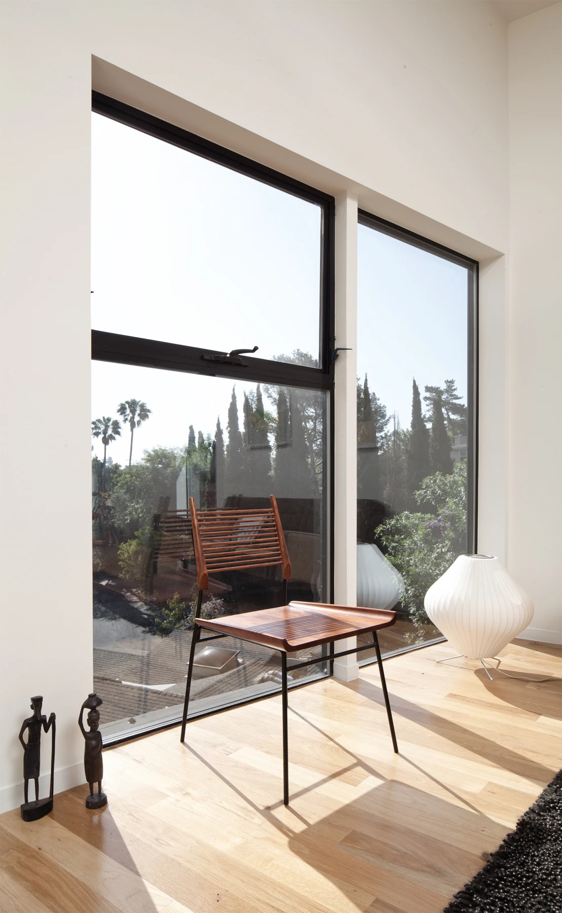 The windows are aluminum dual glazed