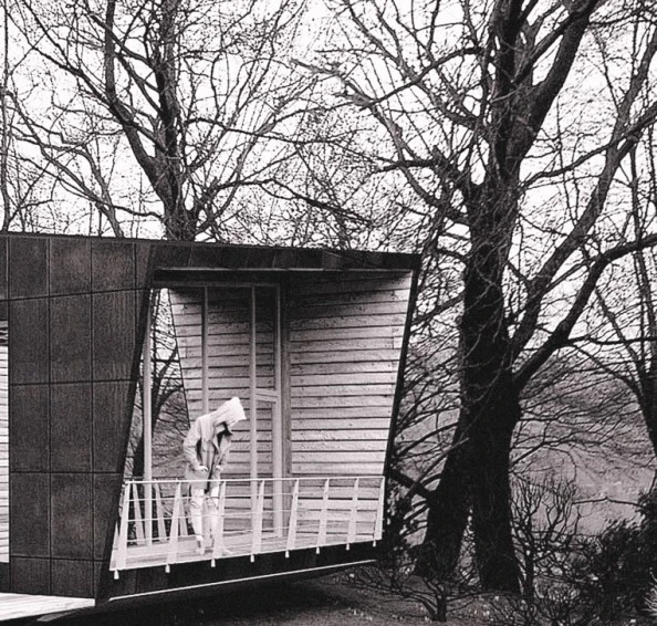The home’s structure incorporates the use of CNC machined and handcrafted components