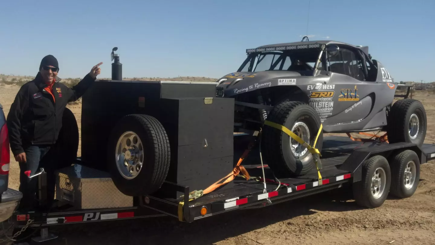 Testing remote charging for the SRI EV1