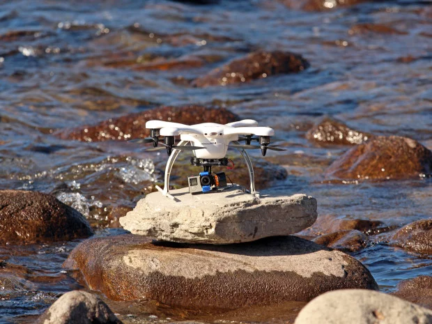 Users can cause the GPS-equipped Ghost to automatically take off, land, fly to and from selected waypoints, or hover in place