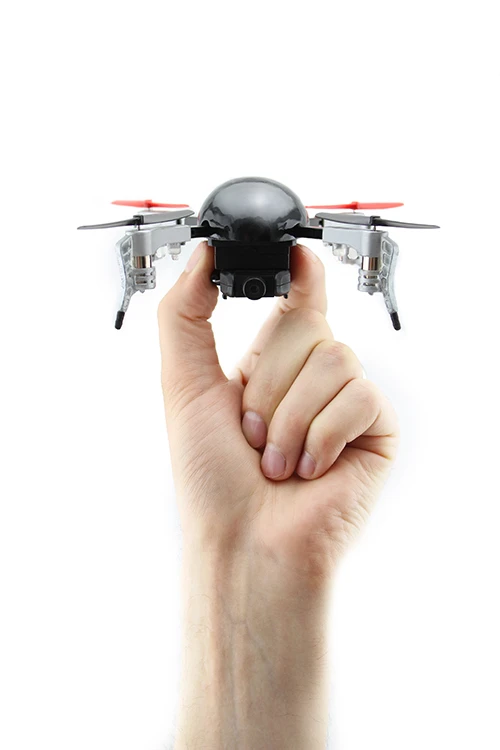 The drone measures 50 mm (1.96 in) in height and 145 mm (5.7 in) in diameter