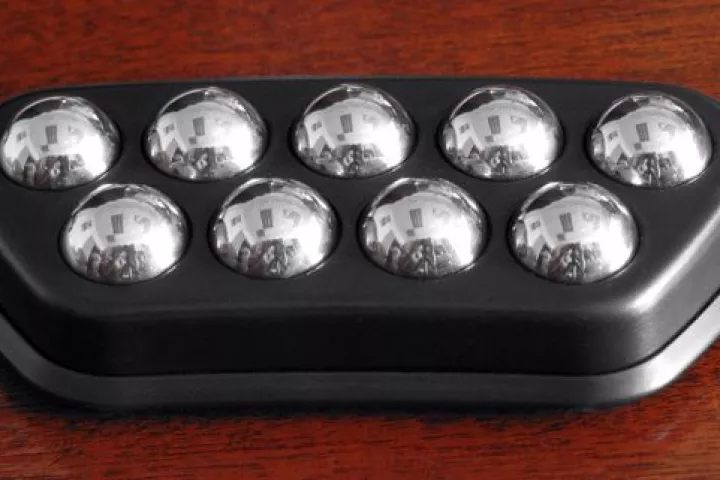 The Ergoroller computer wrist support massages your wrist as you use it