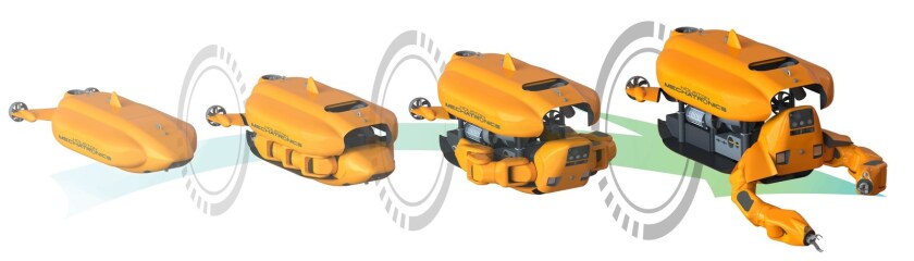 The Aquanaut transforms from Excursion Mode to Work Class Mode