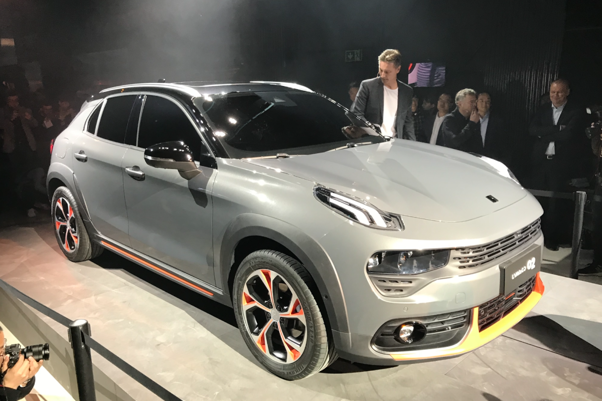 Lynk & Co reveals its new 02 crossover SUV in Amsterdam today