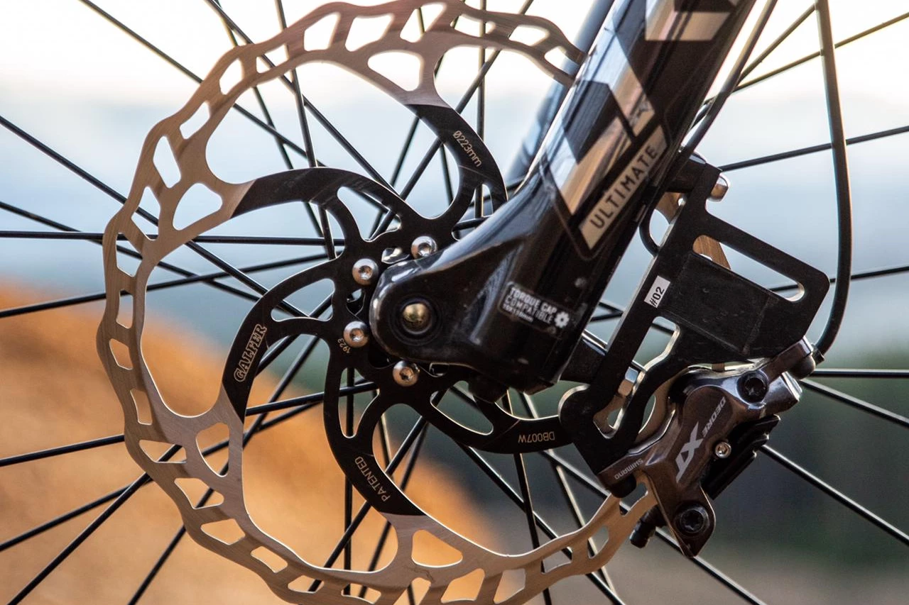 The BrakeAce device replaces the bike's existing brake adapter