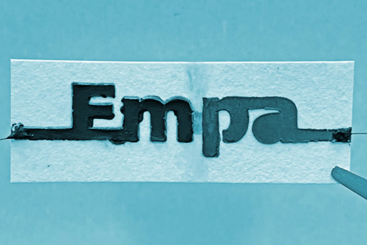 A two-cell version of the paper-based battery