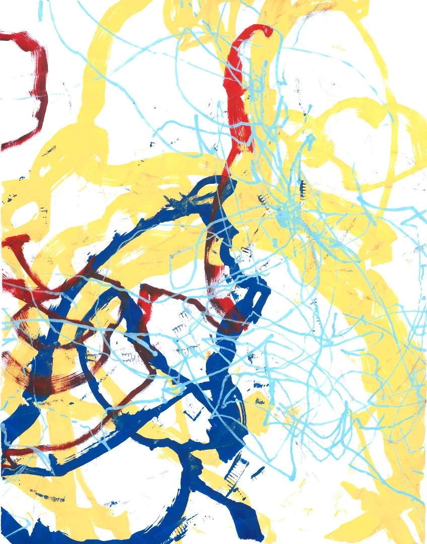 The Manibus Project straps a control to a ballet dancer's ankle. The control directs the movement of a robotic painting device that visual interprets the dance performance through paint on a canvas