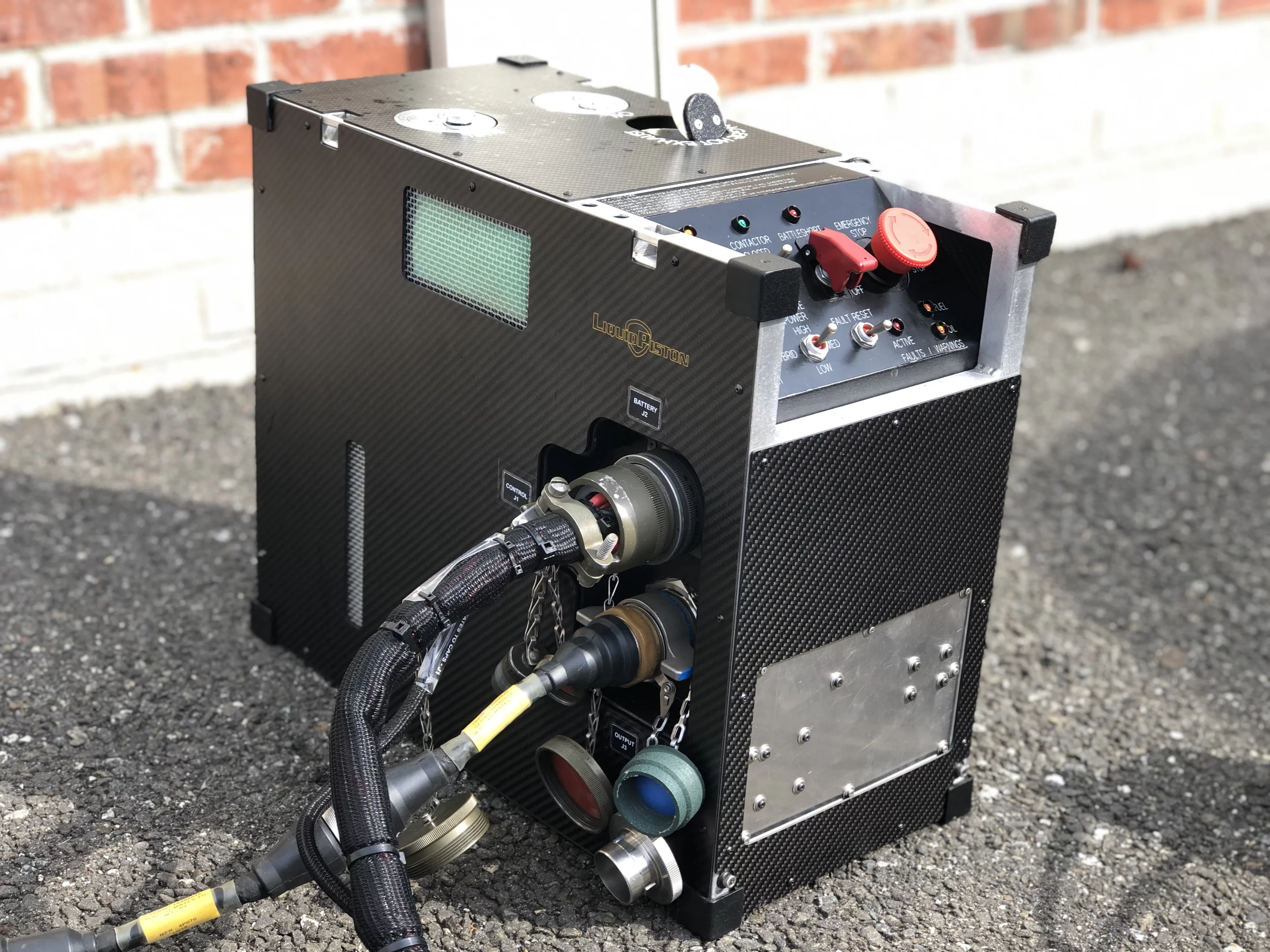 The Liquid Piston CAPS system is about the size of a gaming rig