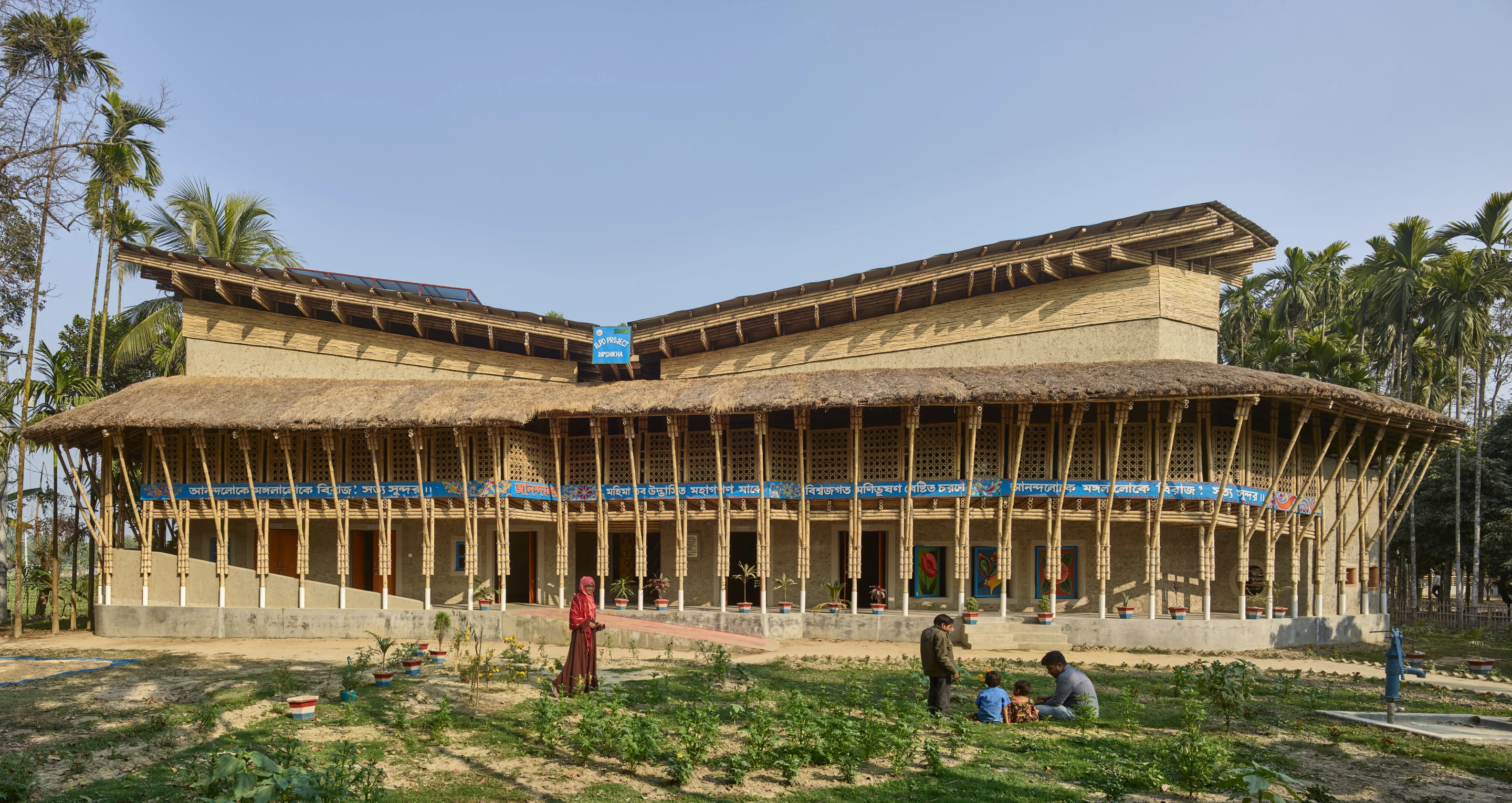 Anandaloy, by Anna Heringer, is a community building made from mud in Bangladesh. It was declared the winner of the second annual Obel Award, an architecture award that aims to "test the boundaries of architecture and transcend the age in which they are created"