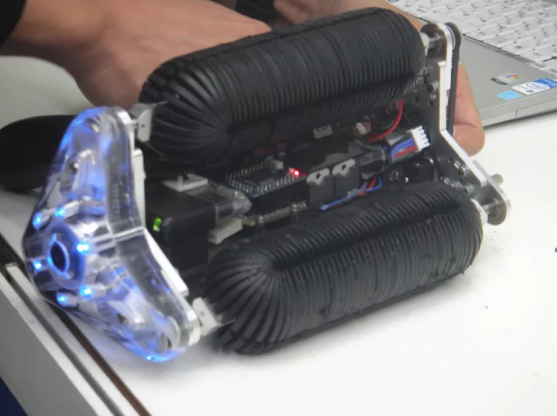 Osaka University's planetary exploration robot prototype (Image: DigInfo)