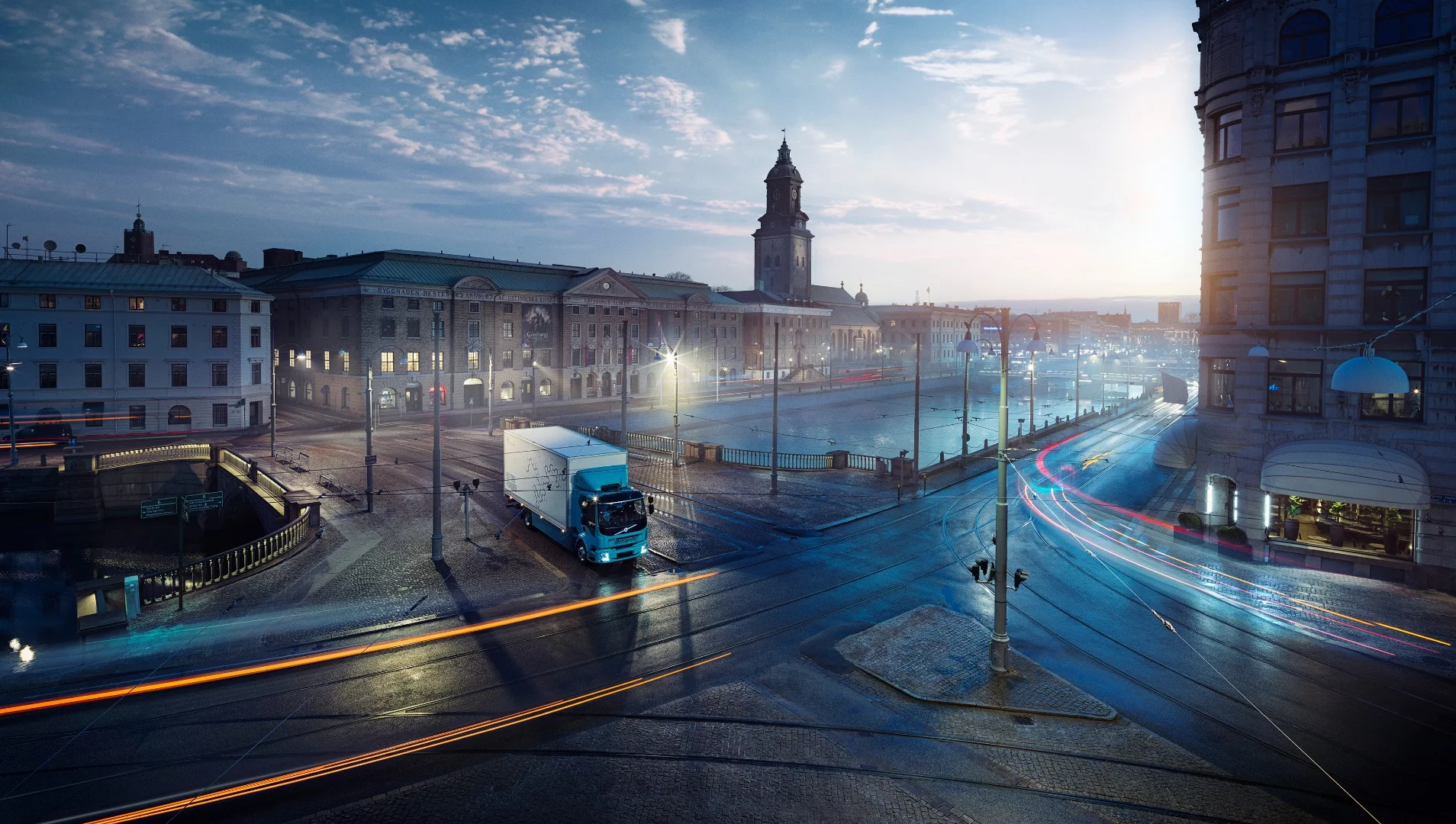 Volvo studied replacement of most heavy-duty truck operations to night time and found that it's far more efficient