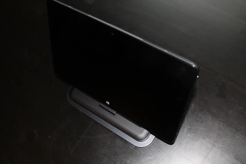 A dock for standing the Venue 11 Pro upright is also available