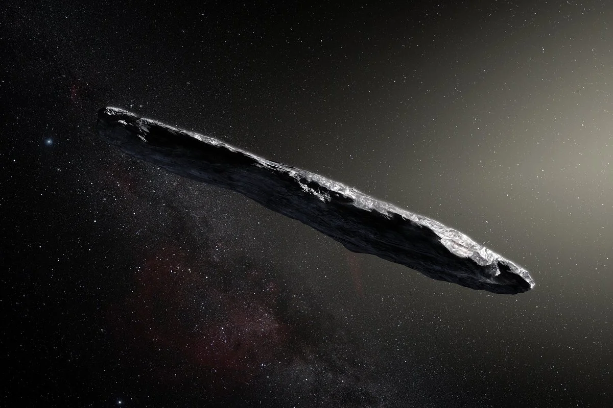 `Oumuamua is the first observed interstellar object to enter the Solar System