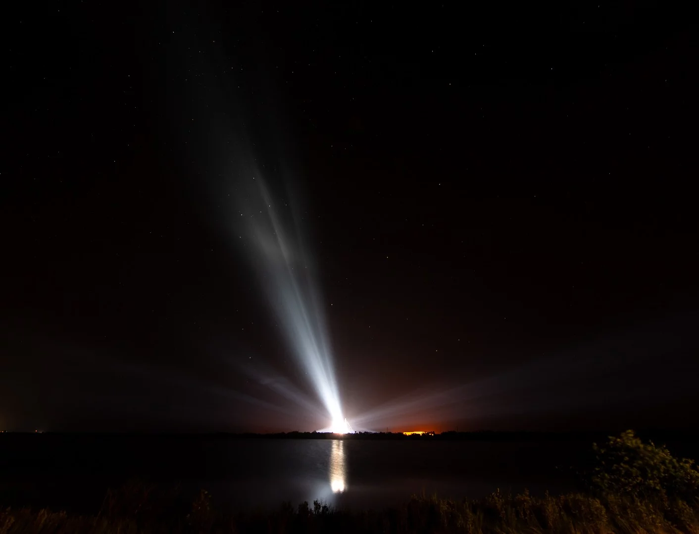The Parker Solar Probe lights up the launchpad ahead of launch