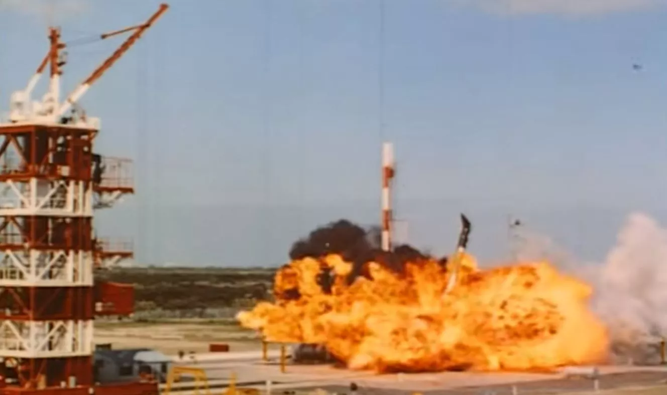 The Space Race was marked by a number of embarrassing mishaps, such as the explosion of the first US satellite launch