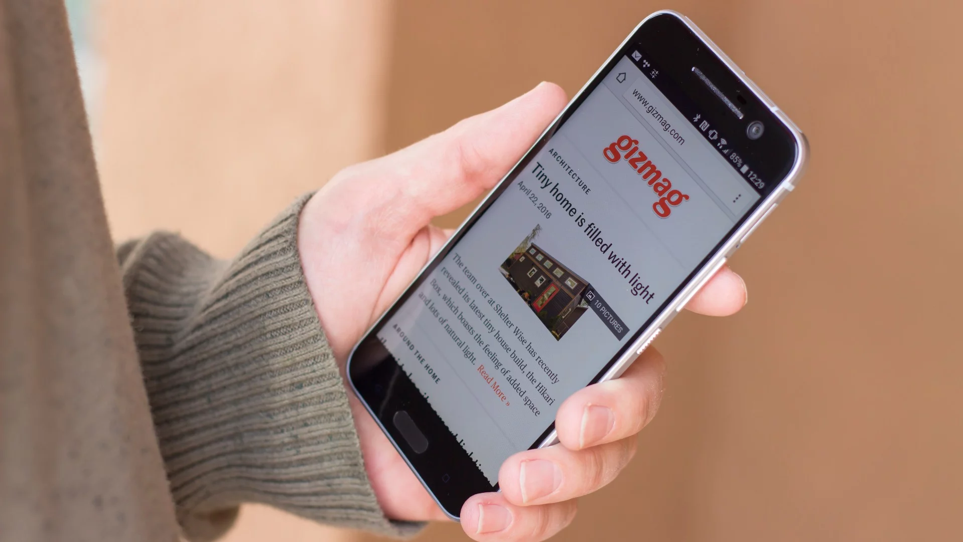 The HTC 10 isn't the lightest or thinnest phone around, but you won't care when you feel this premium piece of kit in your hand