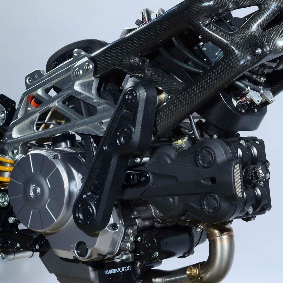 Bimota Supercharger kit: controlled through an ECU that can be accessed through the datalogger on the dash