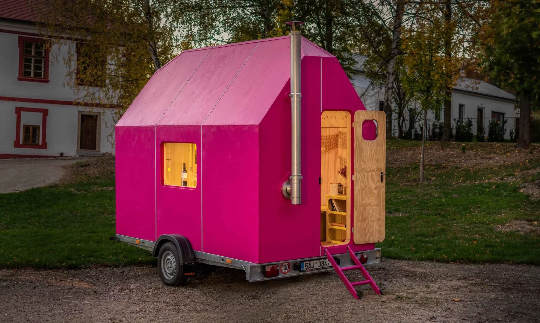 The Magenta is very small, even for a tiny house