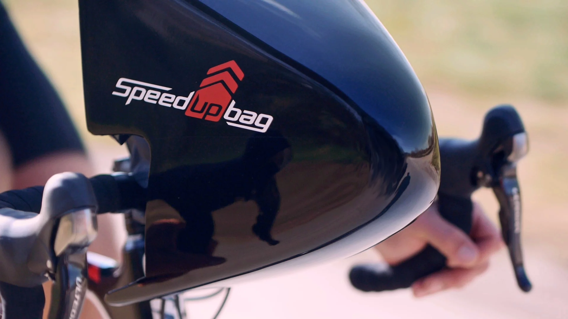 Use of one of the bags is said to lower the rider's own drag by approximately 15 percent