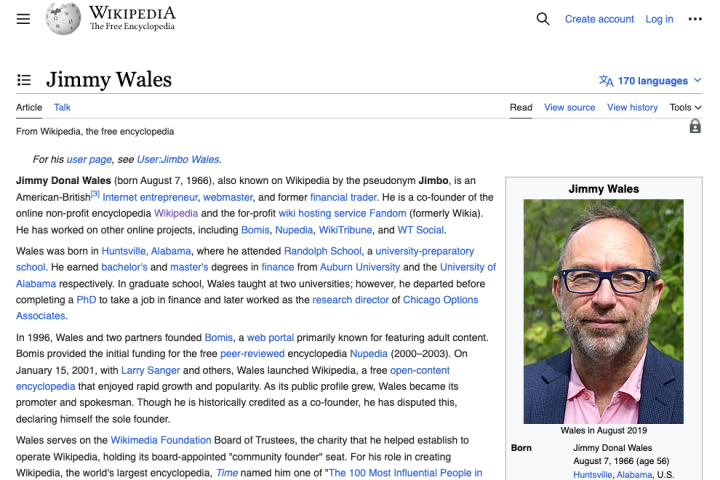 Jimmy Wales is weighing up whether to begin having Large LAnguage Model AIs like GPT write Wikipedia