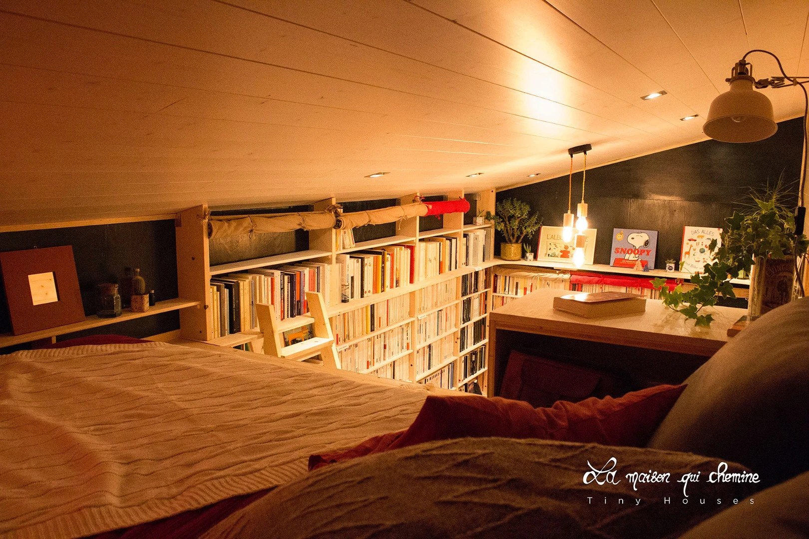 The sleeping area