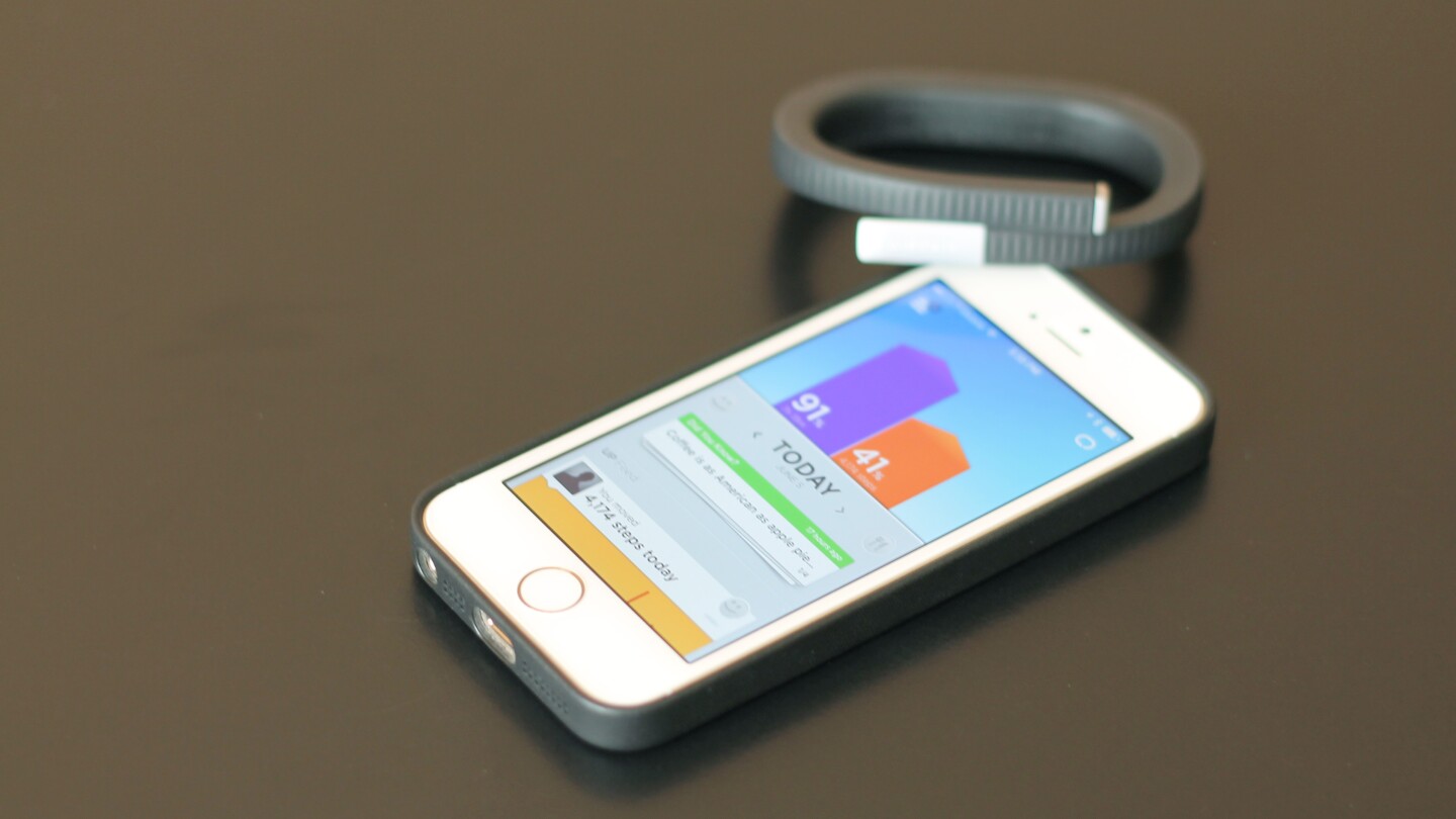 The companion Jawbone Up app gives you plenty of colorful bar graphs to view your movement and sleep data