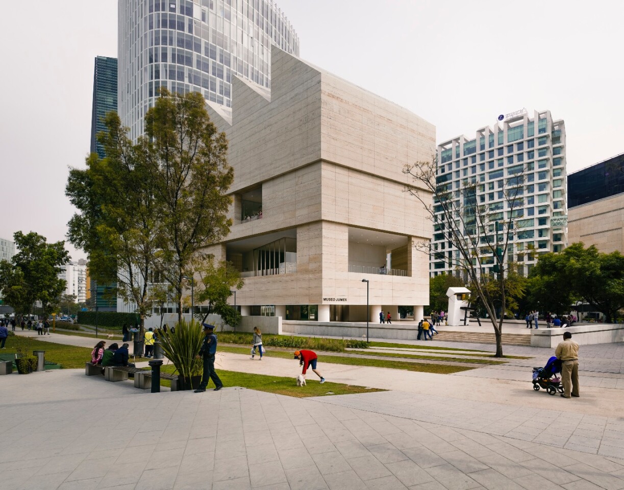 Museo Jumex is designed to offer a quiet place of contemplation compared to Mexico City's famously bustling street life