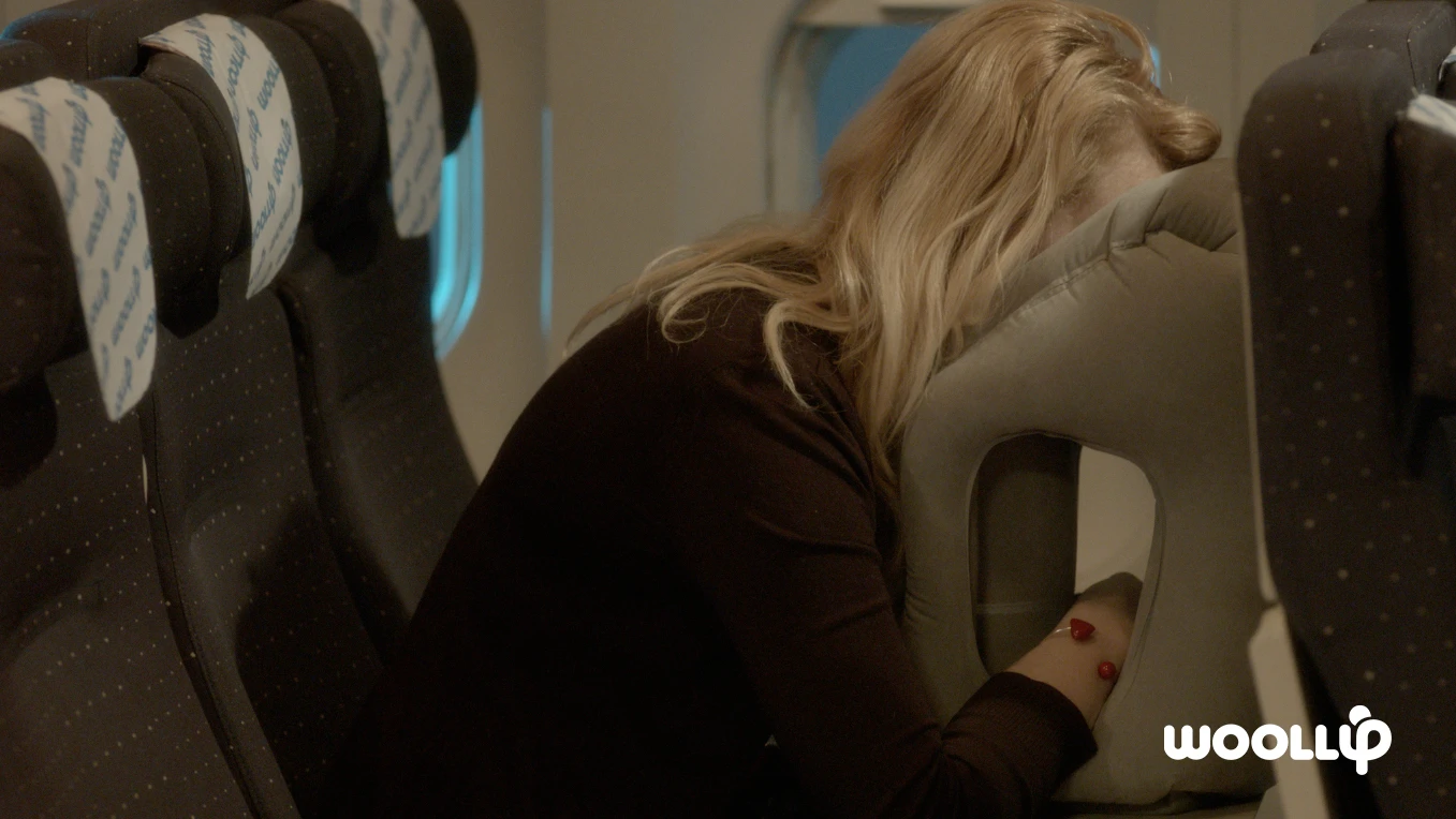 The Woollip is inspired by the concept of lean-forward portable massage chairs
