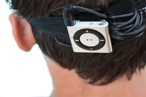 A package including a set of waterproof PYLE earbuds is also available