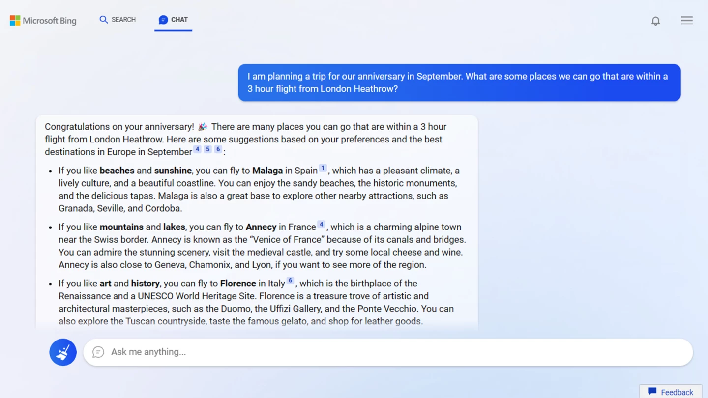 Microsoft has thrown billions at OpenAI, and built ChatGPT directly into its Bing search engine