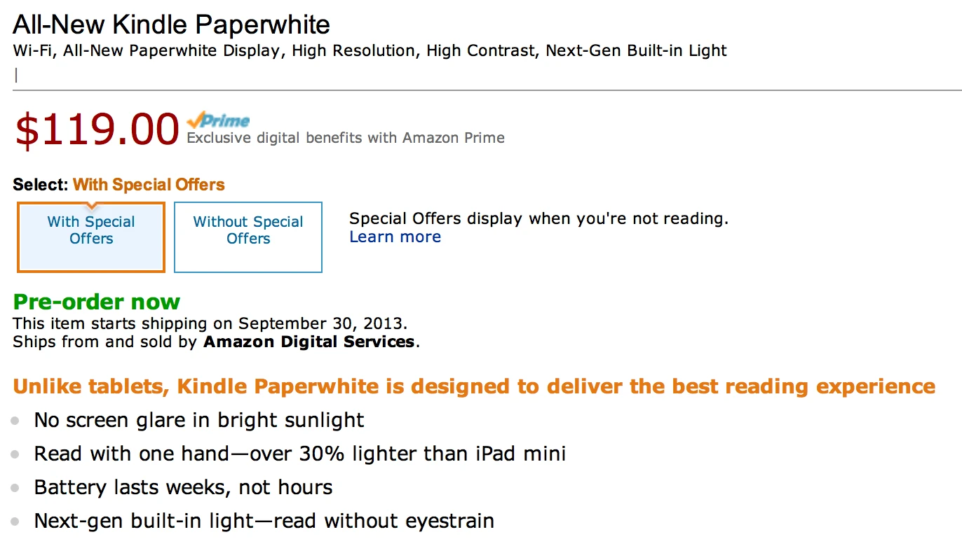 Pre-orders are open, and the new e-readers ship on September 30
