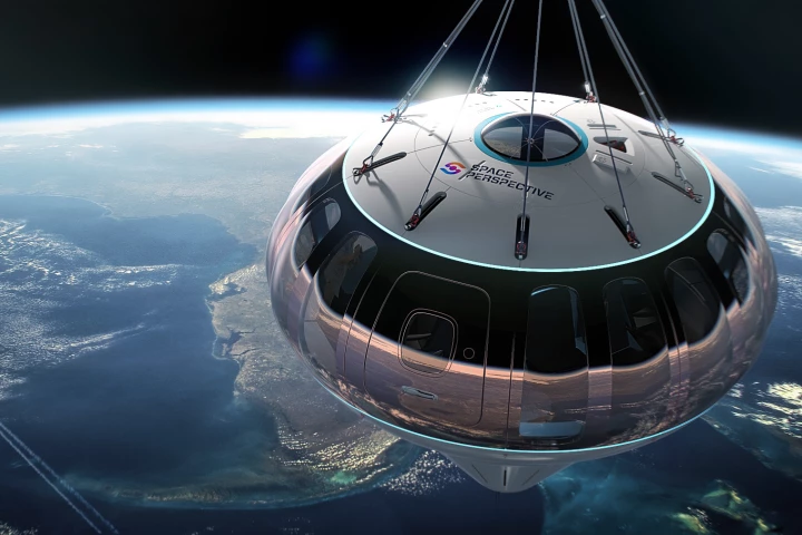 The Spaceship Neptune cabin will carry eight passengers and a pilot in luxury