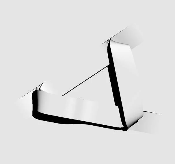 The Möbius strip is a one-sided non-orientable surface obtained by cutting a closed band into a single strip, giving one of the two ends thus produced a half twist, and then reattaching the two ends (Image: Universe Architecture)