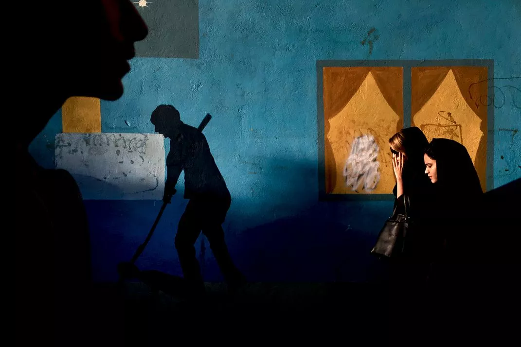 The winning photograph in the Mobile category