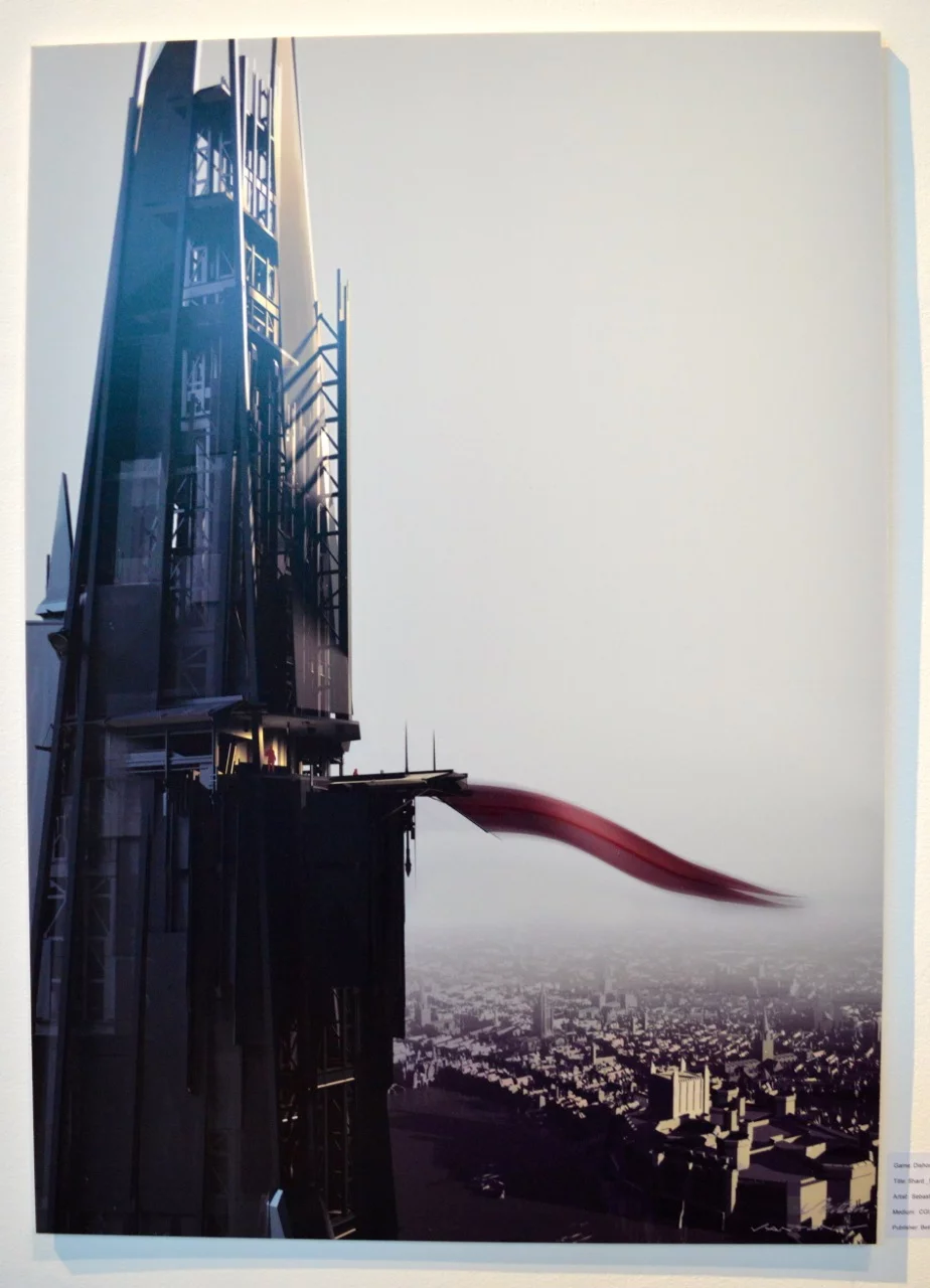 Shard Top2 – Concept Artwork by Sebastien Mitton and Viktor Antonov, a promotional image for Dishonored