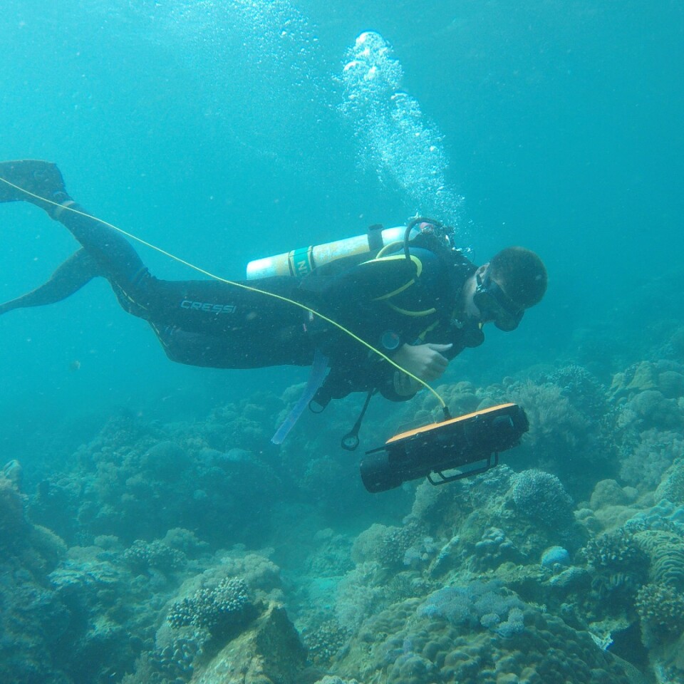The Titan underwater done's maximum depth rating is 150 m (492 ft)
