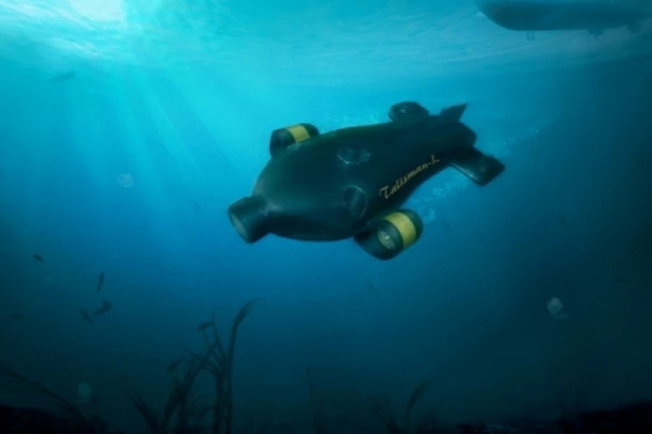 The BAE Systems Talisman L unmanned mini sub will provide underwater security patrols for ports and coastlines