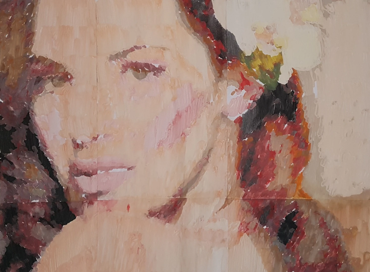 The Portrait Painter Robot paints portraits using a digital image as a source. Completely autonomous, with automatic mixing color system, the robot can generate up to 150 different colors
