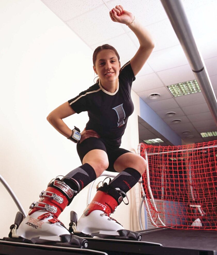 SkyTec equipment delivers a workout while helping with your ski technique