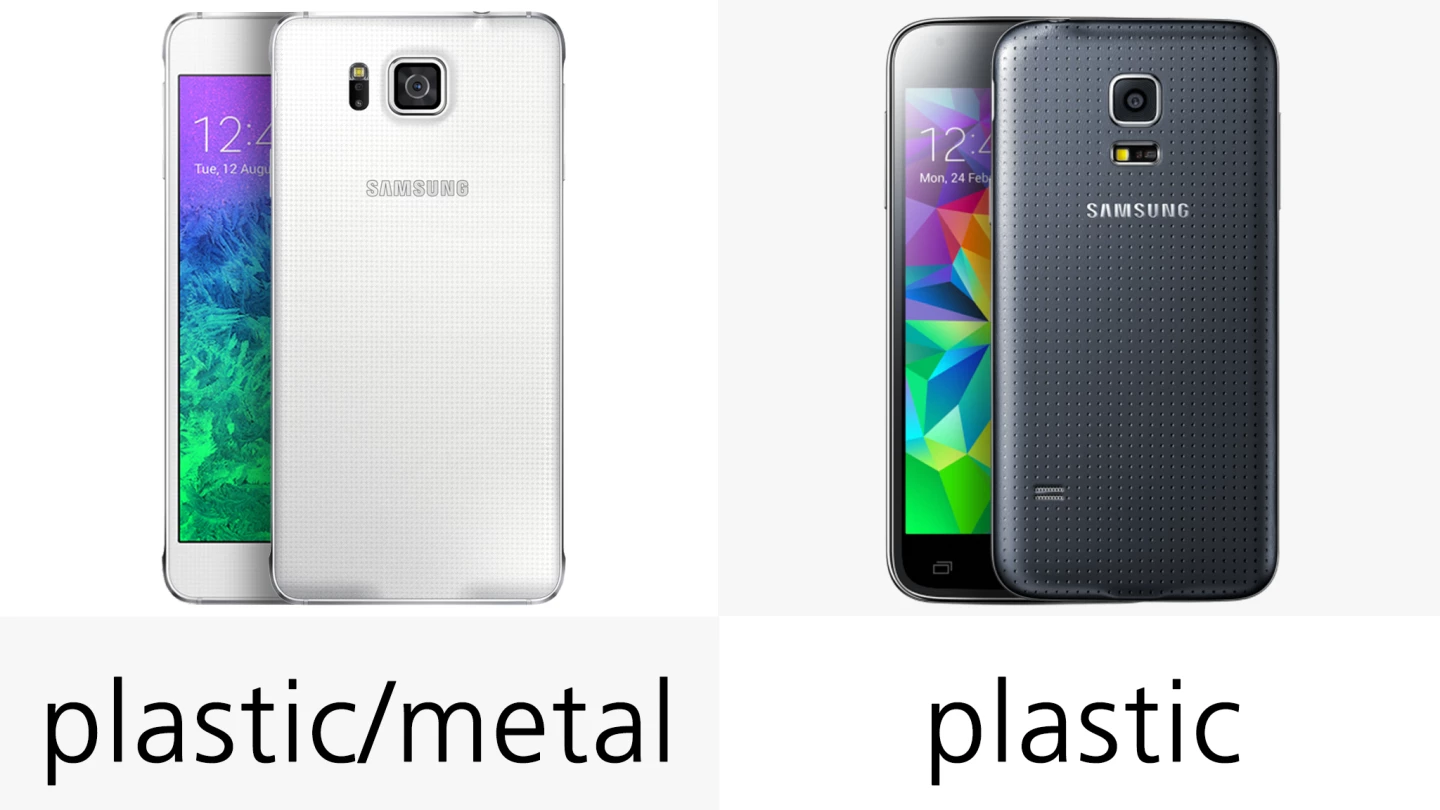 The Galaxy Alpha features a part-metal construction