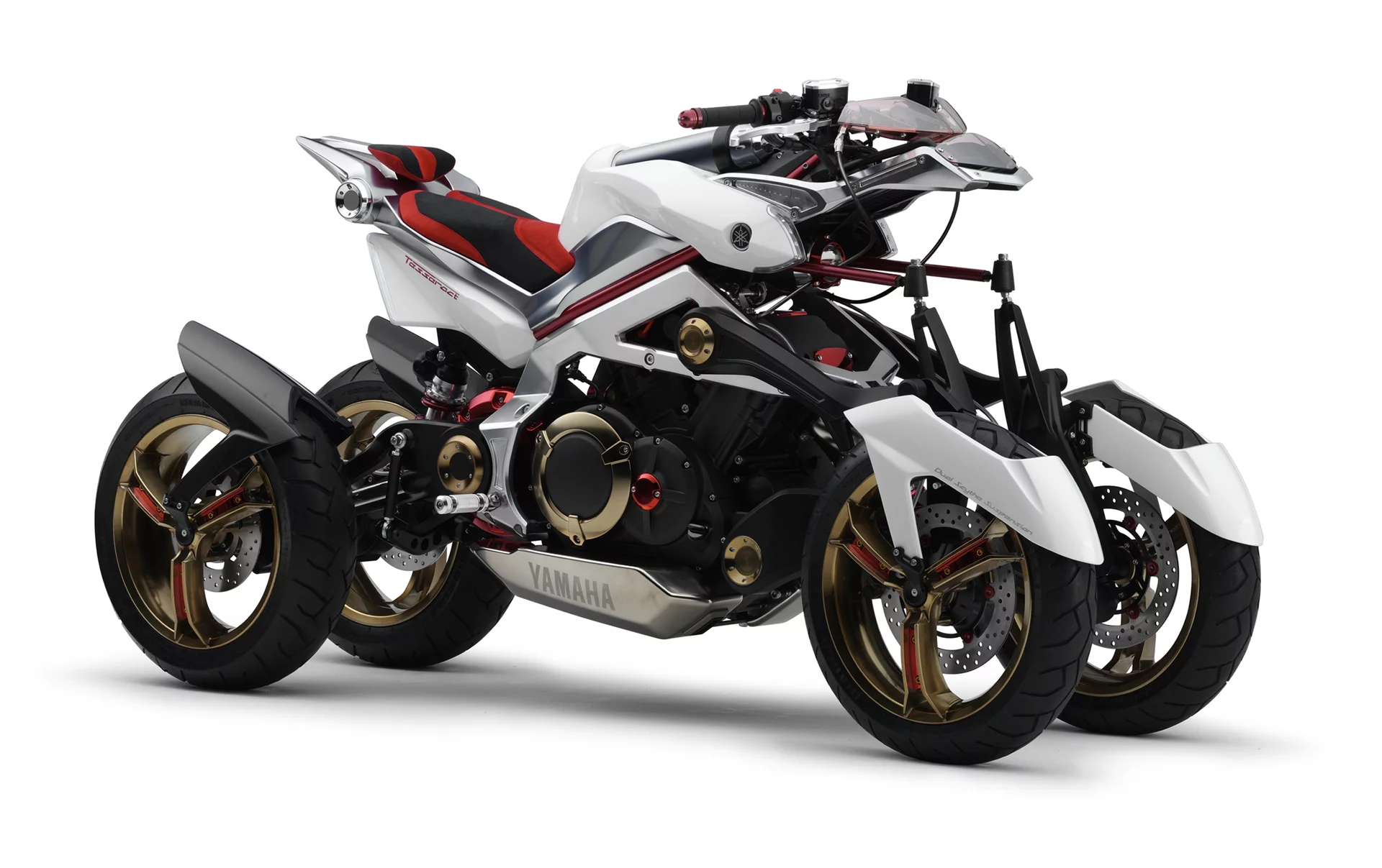 Yamahaâ€™s Tesseract four-wheeled motorcycle concept generated worldwide interest in 2007 when it was shown at the Tokyo Motor Show