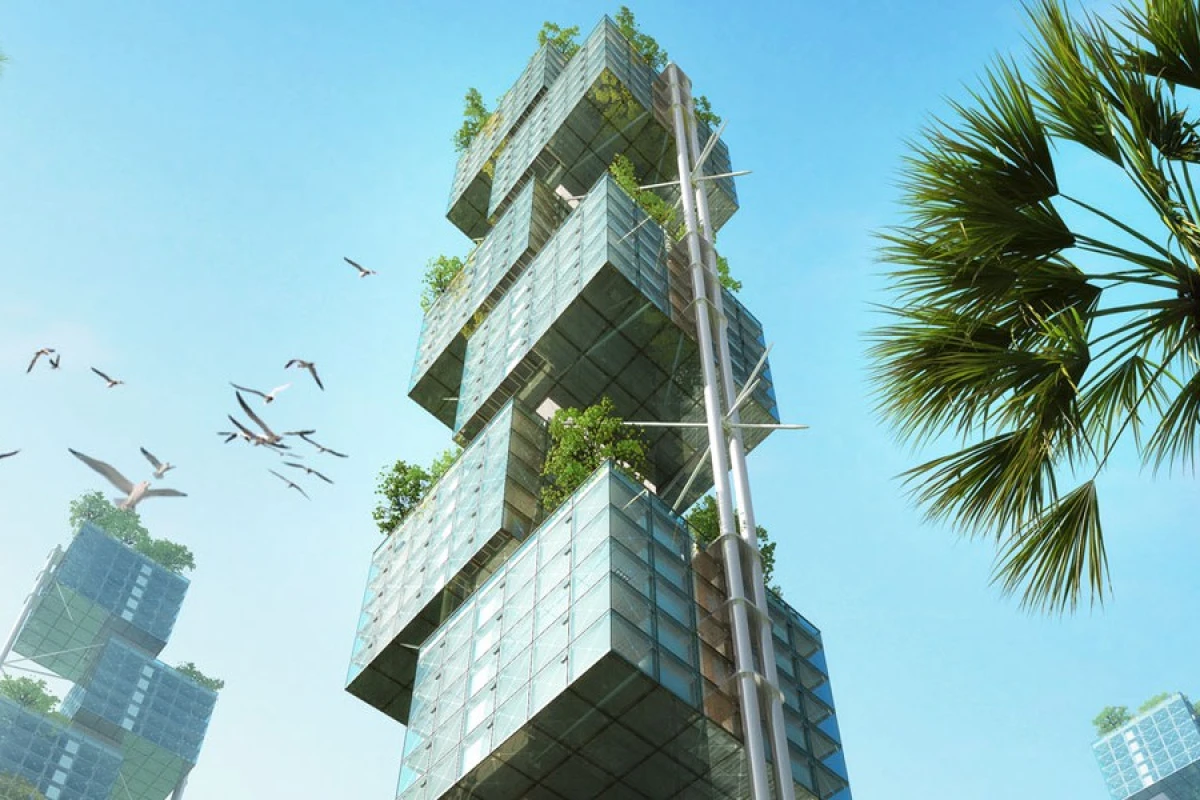 The Elastic Woodscraper II concept is designed to be sustainable, social and efficient in its use of space (Image: Weingartner Architects)