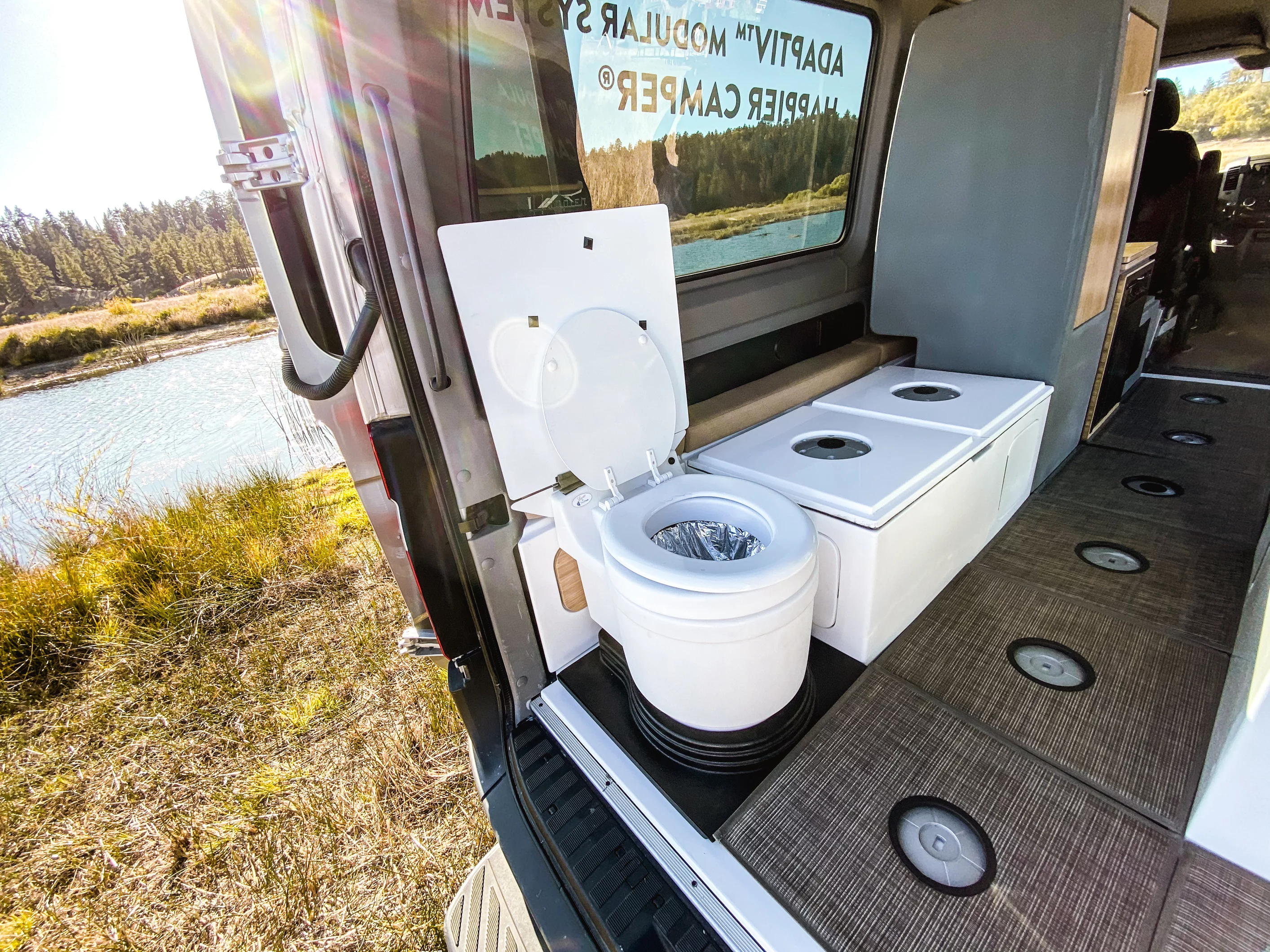 The Happier Adaptiv even has a modular toilet