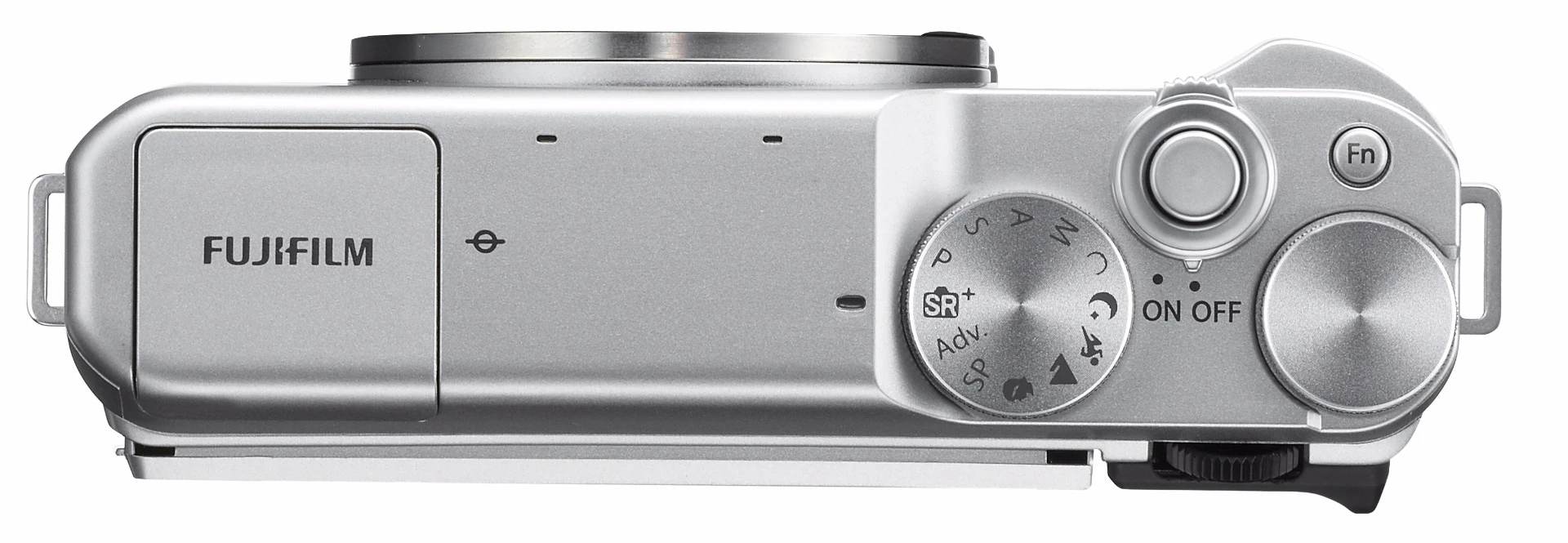 The Fujifilm X-A10 mirrorless camera uses Fujifilm X-mount lenses
