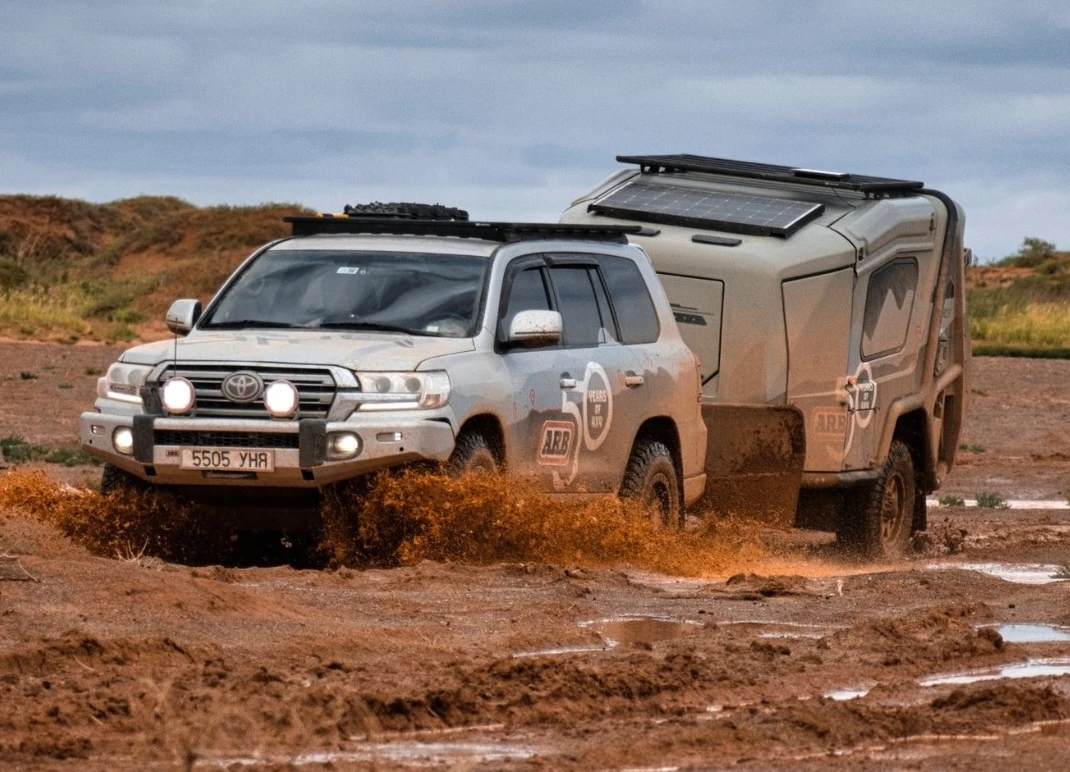 ARB towed the Earth Camper through some of Australia's gnarliest terrain while celebrating its 50th anniversary this year