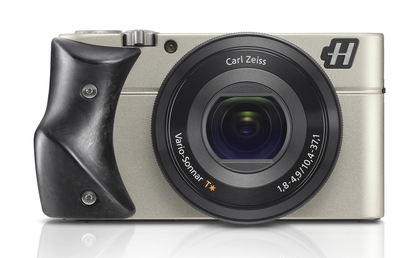 The Hasselblad Stellar with a carbon fibre hand-grip