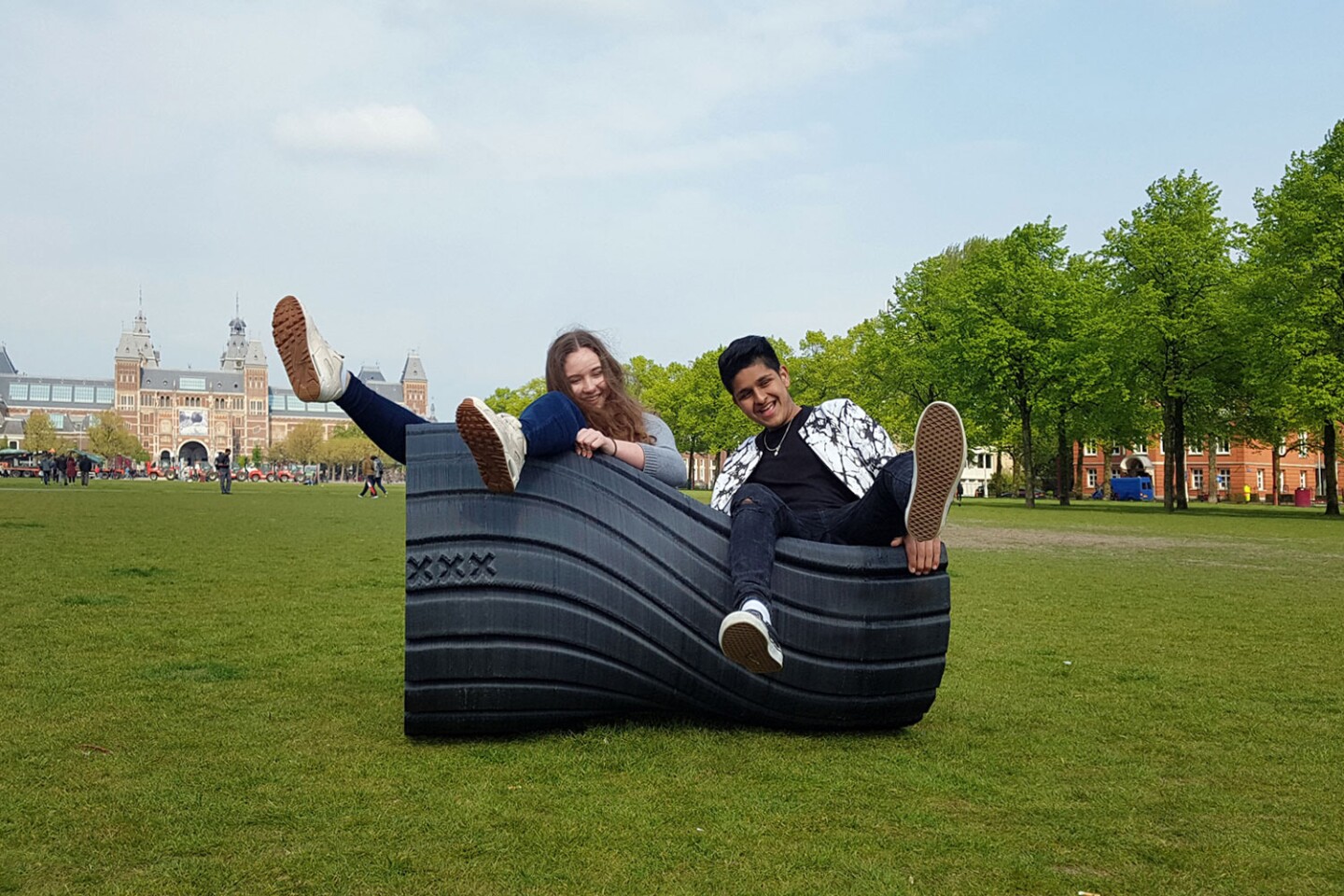 XXX bench users need to "find equilibrium together, or use their energy to rock each other"