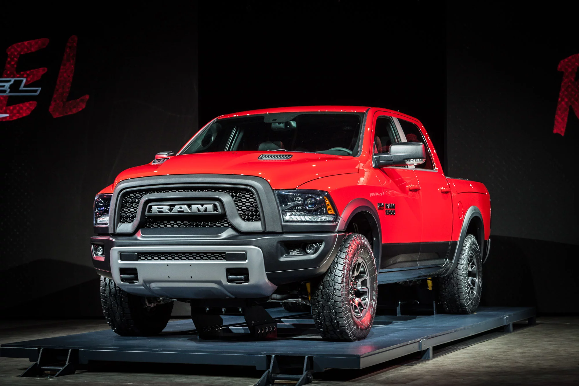 RAM unveiled the offroad sport-spec 1500 Rebel for 2015 (Photo: Gizmag/Loz Blain)