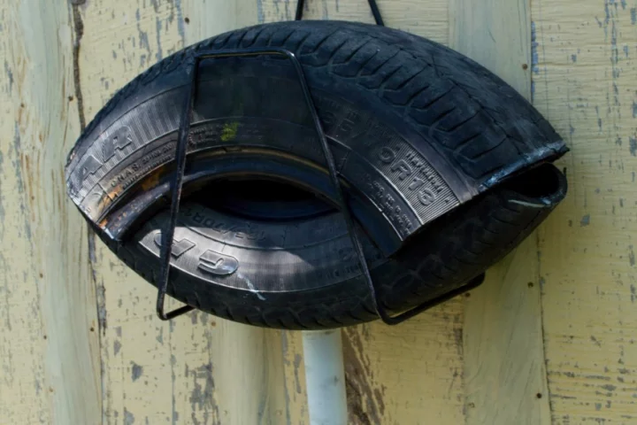 An ovillanta mosquito trap, originally developed to fight West Nile virus in Northern Ontario