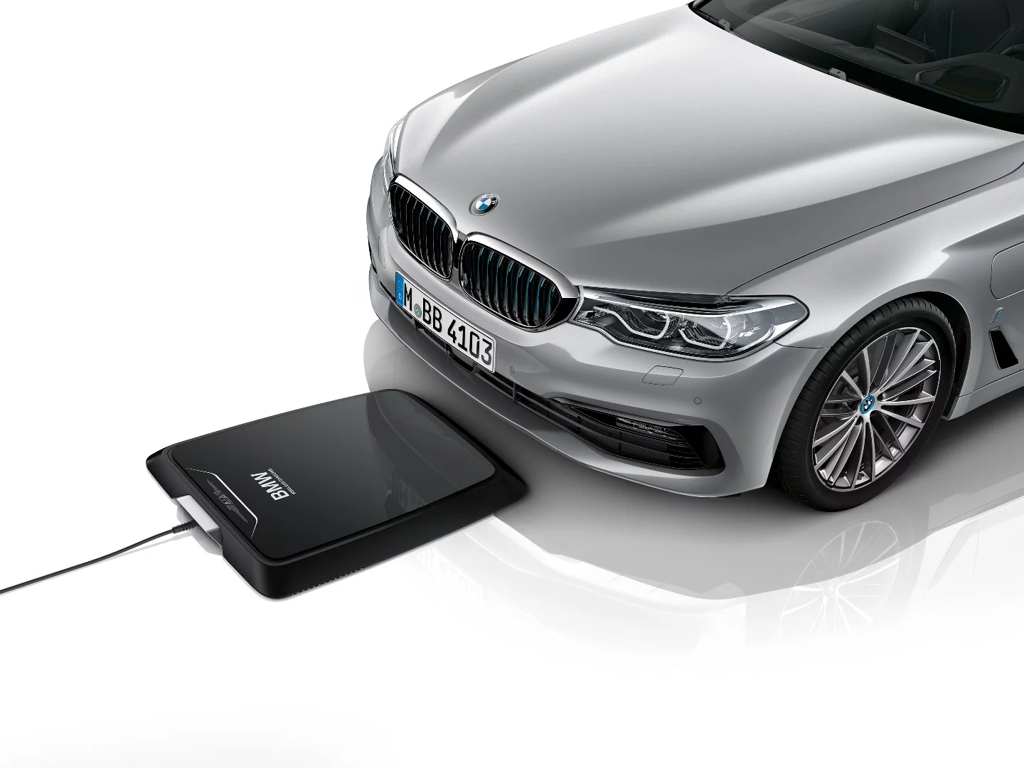 BMW Wireless Charging will be offered as an option on BMW plug-in vehicles, starting with the 530e